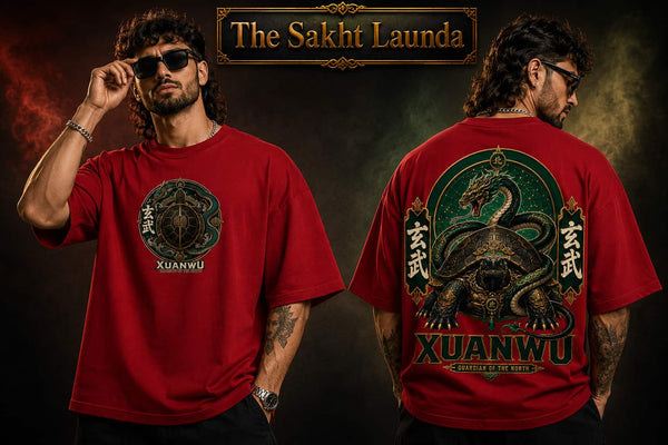 XUANWU - GUARDIAN OF THE NORTH | Unisex Terry Oversized Tee