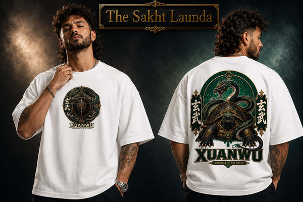 XUANWU - GUARDIAN OF THE NORTH | Unisex Terry Oversized Tee
