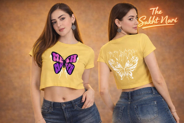 Drip Wings |Crop Top