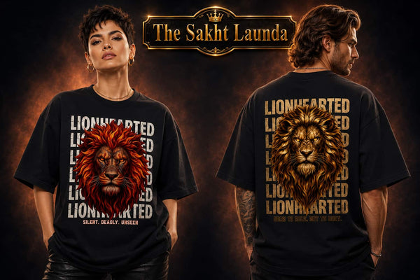 LIONHEARTED | Unisex Terry Oversized Tee