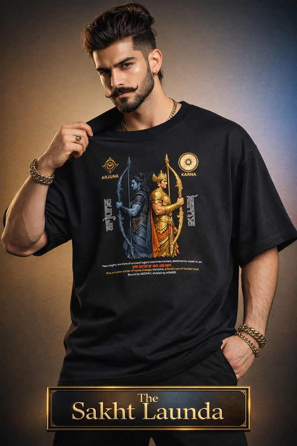 KARAN-ARJUN | Unisex Oversized Classic T-Shirt