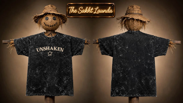 I'm UNSHAKEN | Unisex Acid Washed Oversized Tee