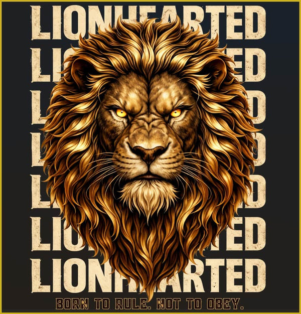 LIONHEARTED | Unisex Terry Oversized Tee