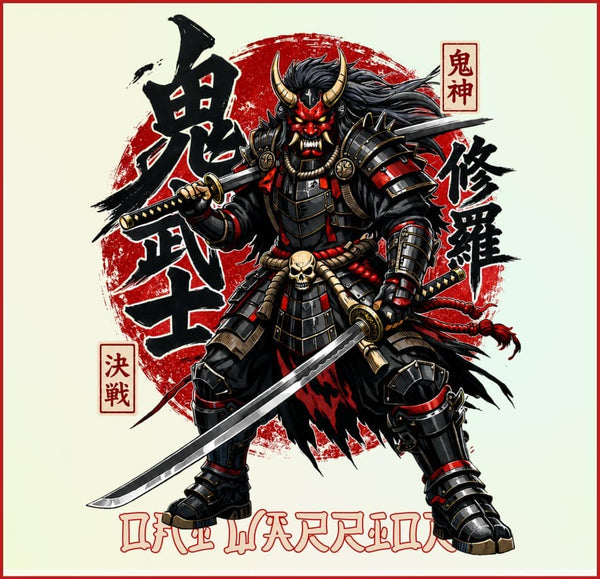 ONI WARRIOR | Unisex Ringer T-Shirt