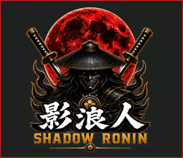 SHADOW RONIN WARRIOR - Unisex Terry Oversized Tee