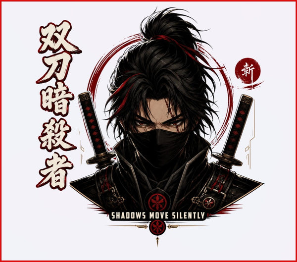 Twin Katana Assassin | Unisex Terry Oversized Tee