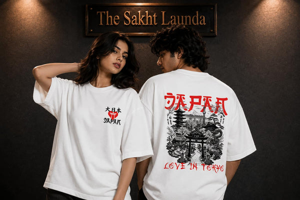 JAPAN - Love In Tokyo | Unisex Terry Oversized Tee